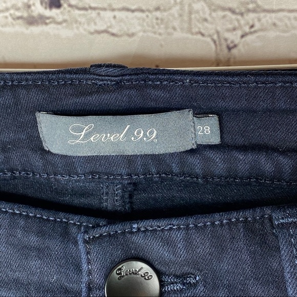 Level 99 Women’s Chloe Boot Dark Denim Jeans 28 - Picture 8 of 10